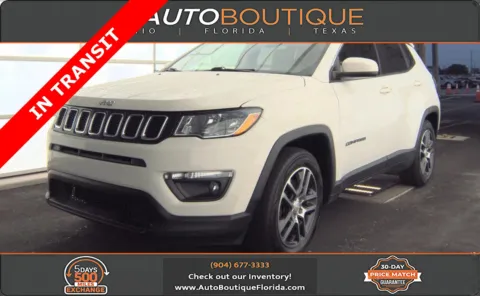 White 2019 Jeep Compass Latitude w/Sun/Wheel Pkg for sale in Jacksonville, FL