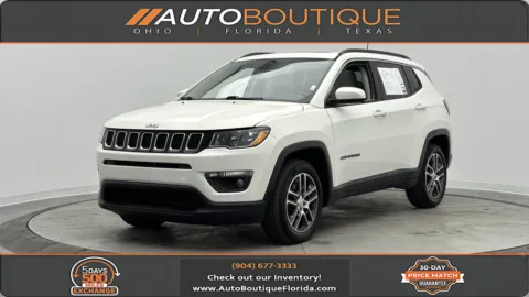 White 2019 Jeep Compass Latitude w/Sun/Wheel Pkg for sale in Jacksonville, FL