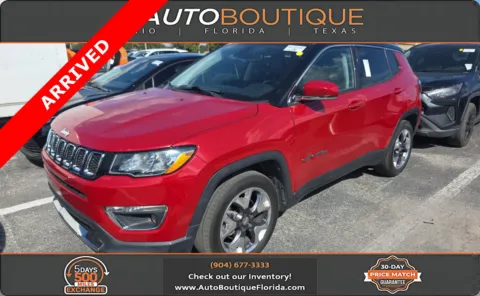 Red 2020 Jeep Compass Limited for sale in Jacksonville, FL