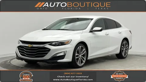 White 2021 Chevrolet Malibu LT for sale in Jacksonville, FL