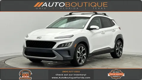 White 2022 Hyundai Kona Limited for sale in Jacksonville, FL