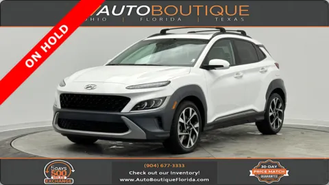 White 2022 Hyundai Kona Limited for sale in Jacksonville, FL