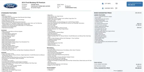 Photos of 2014 Ford Mustang V6 Premium for sale in Jacksonville, FL at Auto Boutique Florida