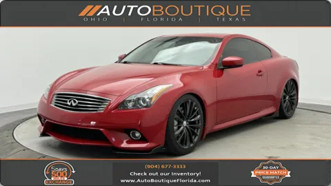 Red 2013 INFINITI G37 Coupe Sport 6MT for sale in Jacksonville, FL