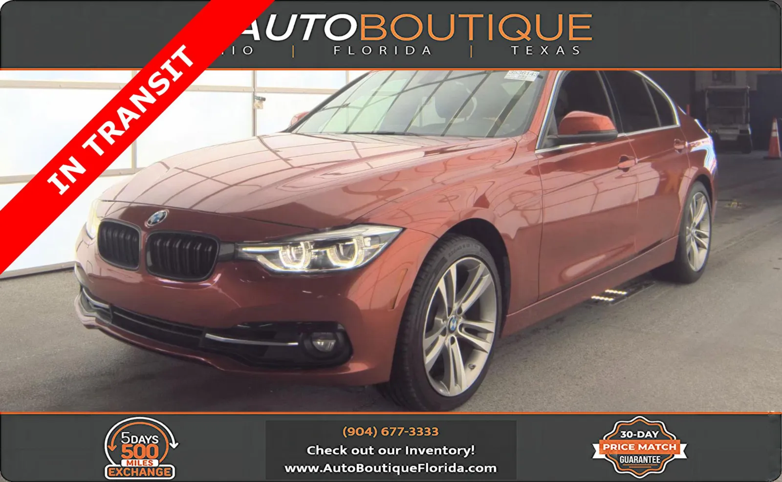 Orange 2018 BMW 3 Series 330i for sale in Jacksonville, FL