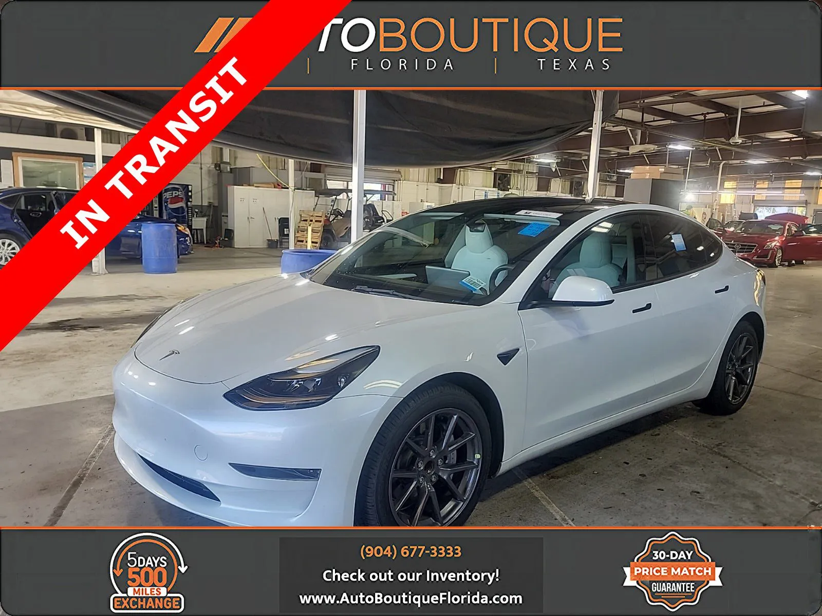 White 2023 Tesla Model 3 for sale in Jacksonville, FL