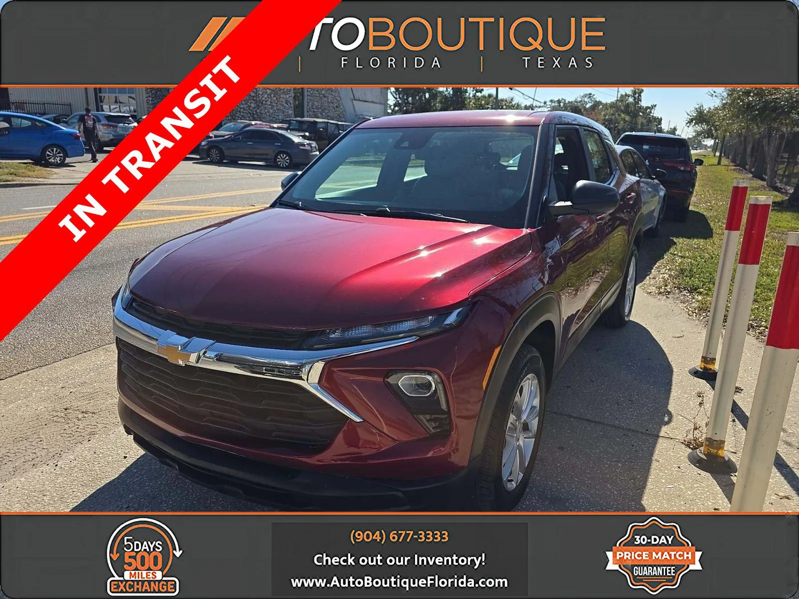 Red 2025 Chevrolet Trailblazer LS for sale in Jacksonville, FL