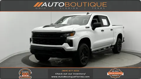 White 2022 Chevrolet Silverado 1500 Custom Trail Boss for sale in Jacksonville, FL
