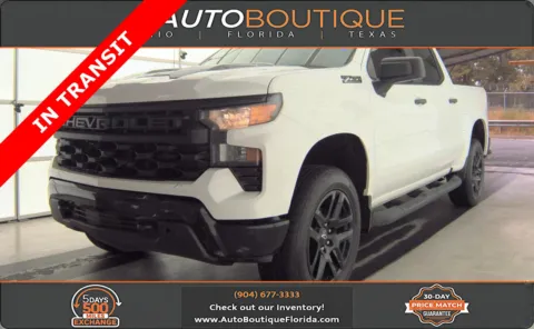 White 2022 Chevrolet Silverado 1500 Custom Trail Boss for sale in Jacksonville, FL