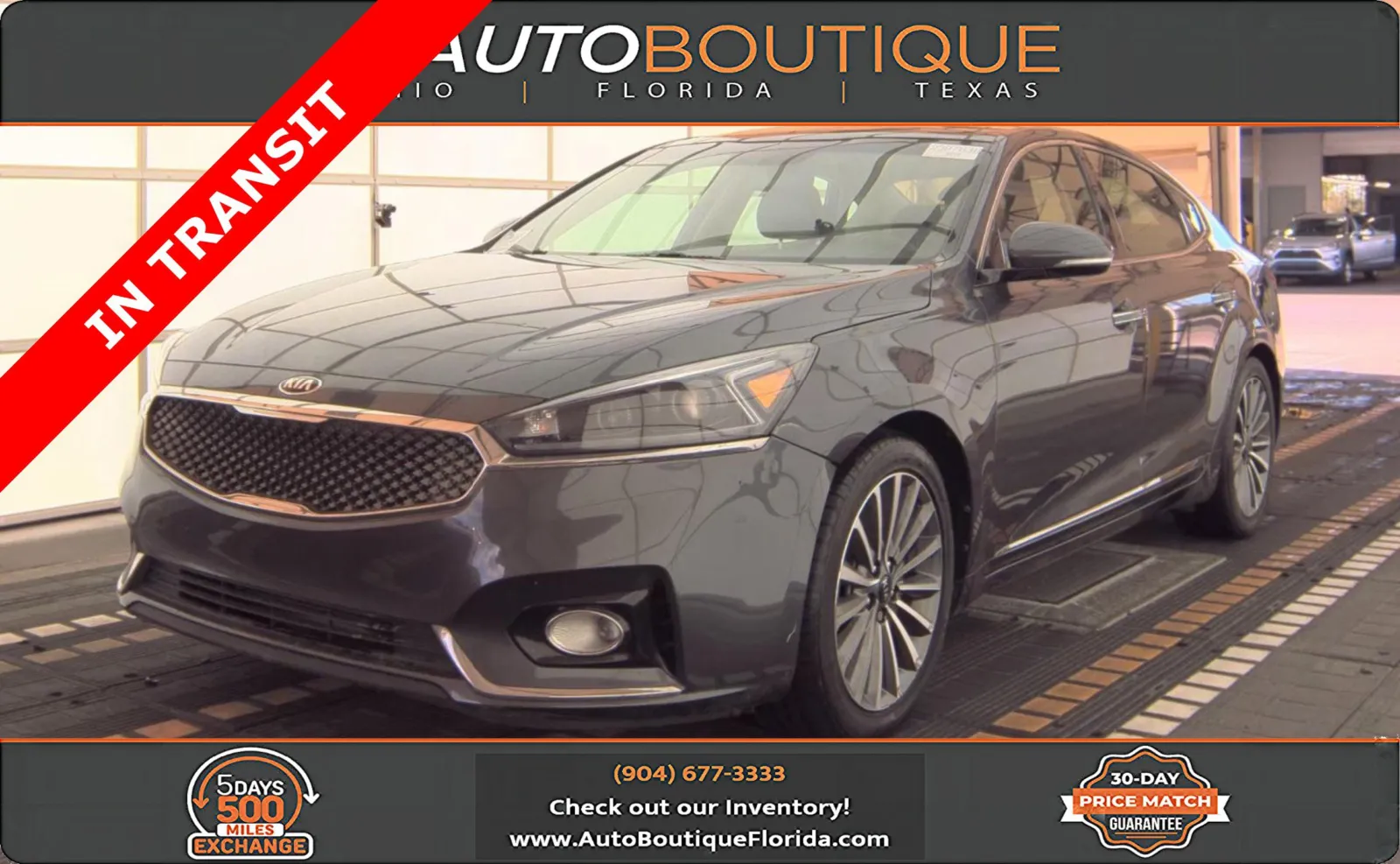 Gray 2017 Kia Cadenza Premium for sale in Jacksonville, FL