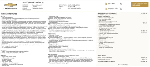 More photos of 2019 Chevrolet Camaro 1LT at Auto Boutique Florida, FL