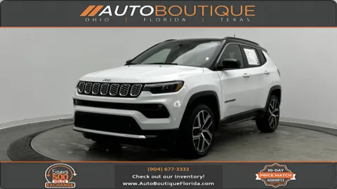 White 2025 Jeep Compass Limited for sale in Jacksonville, FL