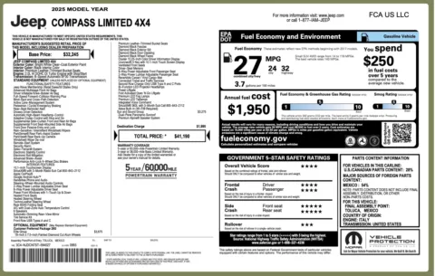 More photos of 2025 Jeep Compass Limited at Auto Boutique Florida, FL