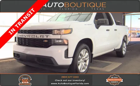 White 2021 Chevrolet Silverado 1500 Custom for sale in Jacksonville, FL