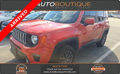 Orange 2019 Jeep Renegade Latitude for sale in Jacksonville, FL
