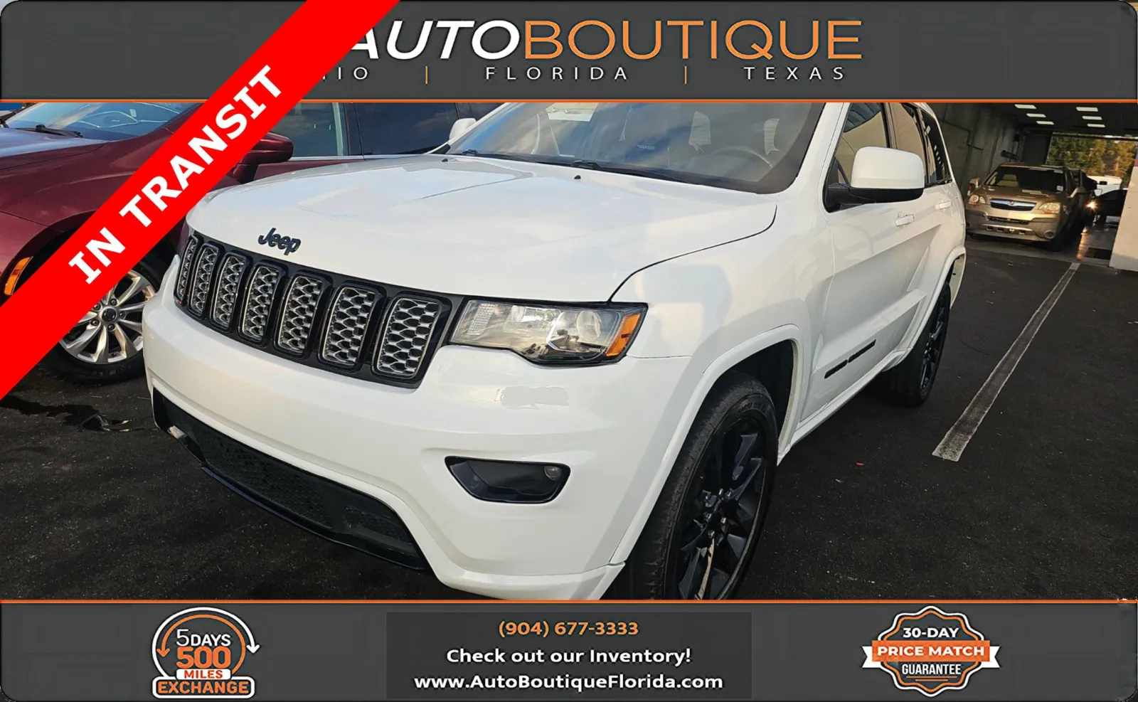 White 2018 Jeep Grand Cherokee Altitude for sale in Jacksonville, FL