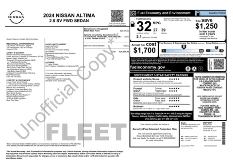 More photos of 2024 Nissan Altima 2.5 SV at Auto Boutique Florida, FL