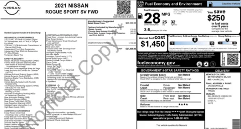 Photos of 2021 Nissan Rogue Sport SV for sale in Jacksonville, FL at Auto Boutique Florida