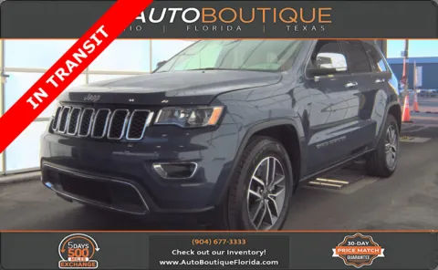 Blue 2021 Jeep Grand Cherokee Limited for sale in Jacksonville, FL