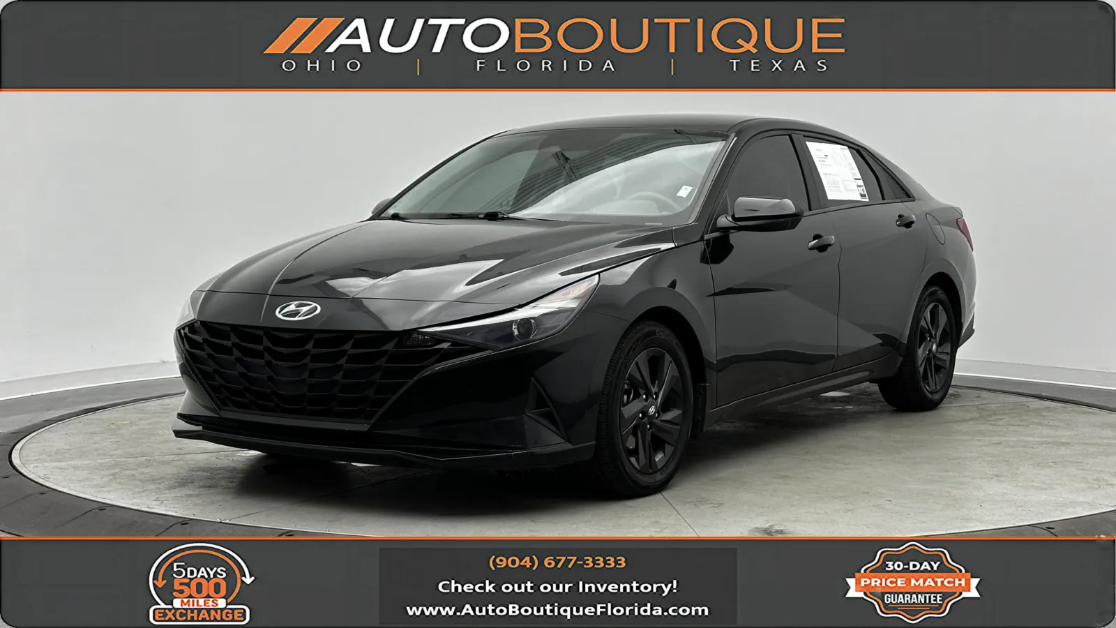 Black 2022 Hyundai Elantra SEL for sale in Jacksonville, FL