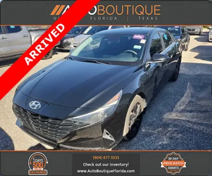 Black 2022 Hyundai Elantra SEL for sale in Jacksonville, FL