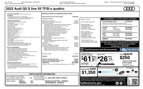 Photos of 2022 Audi Q5 S line Premium Plus for sale in Jacksonville, FL at Auto Boutique Florida