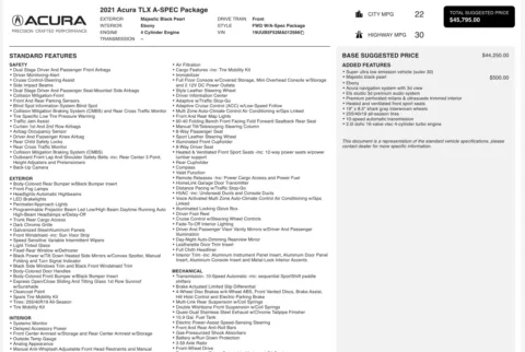 More photos of 2021 Acura TLX w/A-Spec Package at Auto Boutique Florida, FL