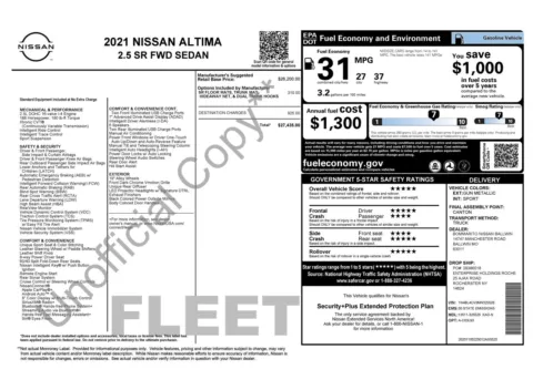 Photos of 2021 Nissan Altima 2.5 SR for sale in Jacksonville, FL at Auto Boutique Florida