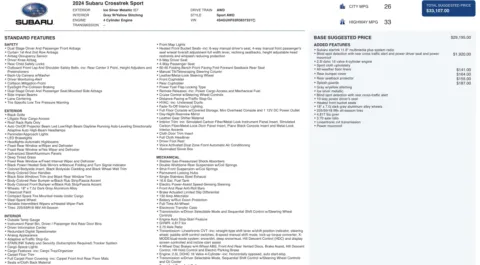 More photos of 2024 Subaru Crosstrek Sport at Auto Boutique Florida, FL