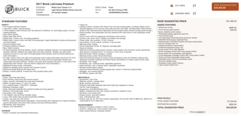 More photos of 2017 Buick LaCrosse Premium at Auto Boutique Florida, FL