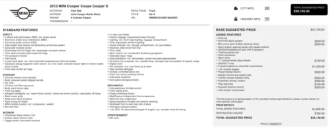 More photos of 2013 MINI Cooper Coupe S at Auto Boutique Florida, FL