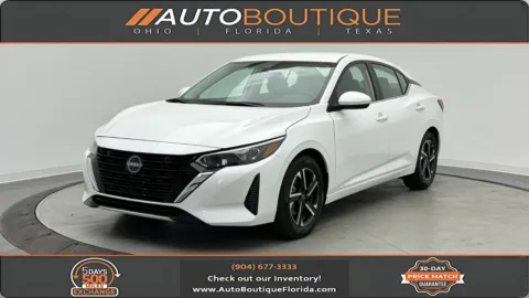 White 2025 Nissan Sentra SV for sale in Jacksonville, FL