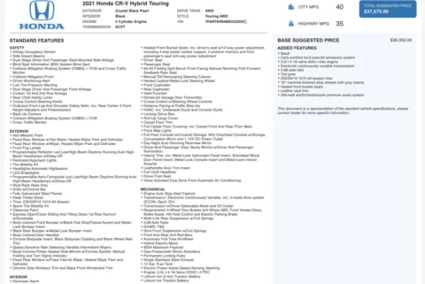 More photos of 2021 Honda CR-V Hybrid Touring at Auto Boutique Florida, FL