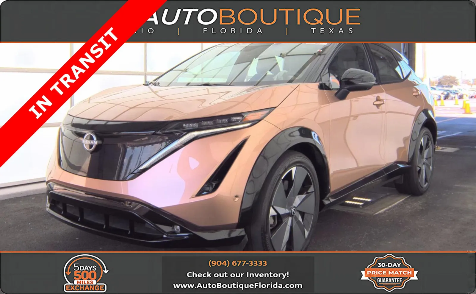 Beige 2023 Nissan ARIYA PLATINUM+ for sale in Jacksonville, FL