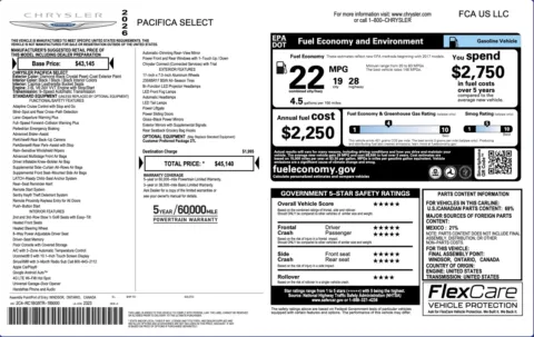 More photos of 2026 Chrysler Pacifica Select at Auto Boutique Florida, FL