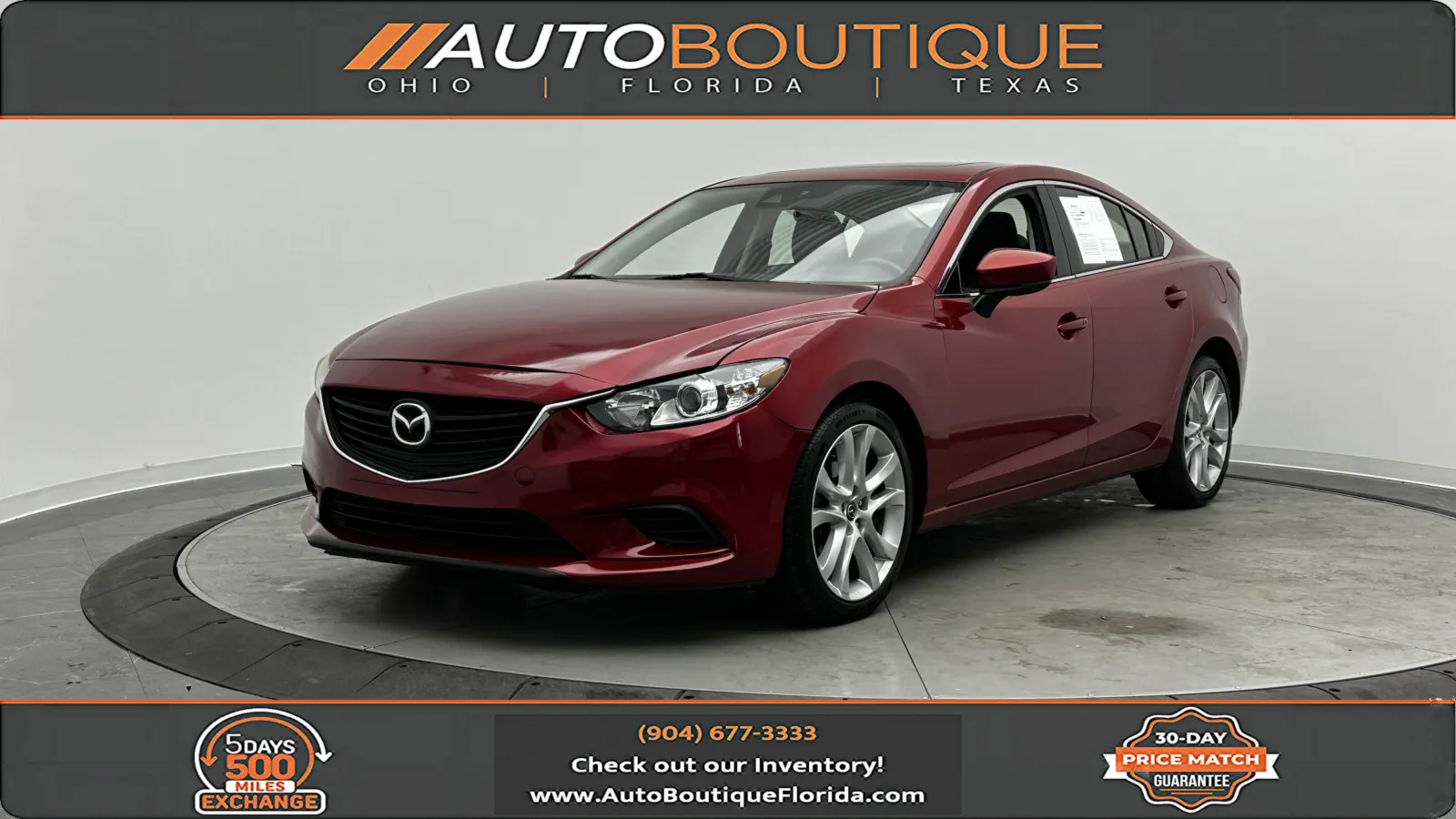 Red 2017 Mazda Mazda6 Touring for sale in Jacksonville, FL