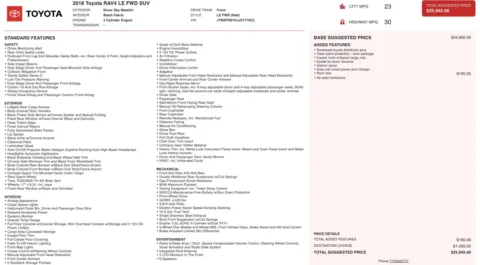 Photos of 2018 Toyota RAV4 LE for sale in Jacksonville, FL at Auto Boutique Florida