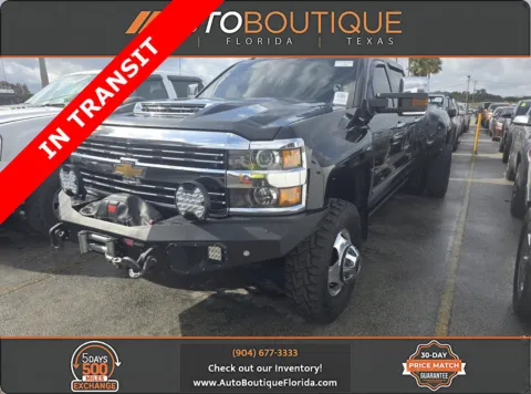 Black 2018 Chevrolet Silverado 3500HD LTZ for sale in Jacksonville, FL