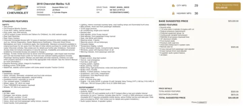 More photos of 2019 Chevrolet Malibu LS at Auto Boutique Florida, FL