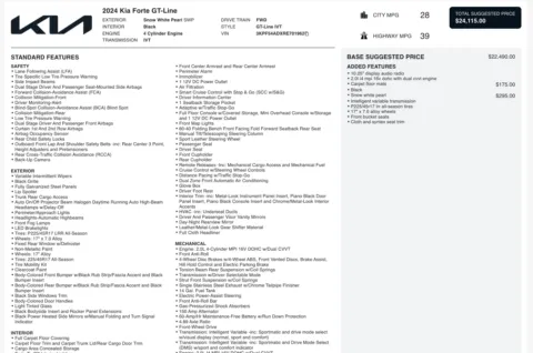 Photos of 2024 Kia Forte GT-Line for sale in Jacksonville, FL at Auto Boutique Florida