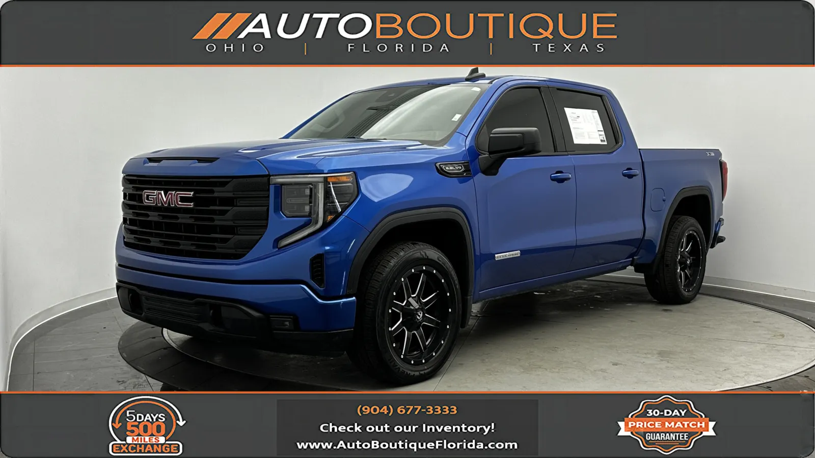 Blue 2022 GMC Sierra 1500 Elevation for sale in Jacksonville, FL
