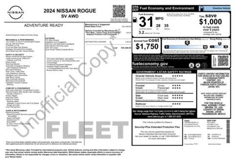 More photos of 2024 Nissan Rogue SV at Auto Boutique Florida, FL