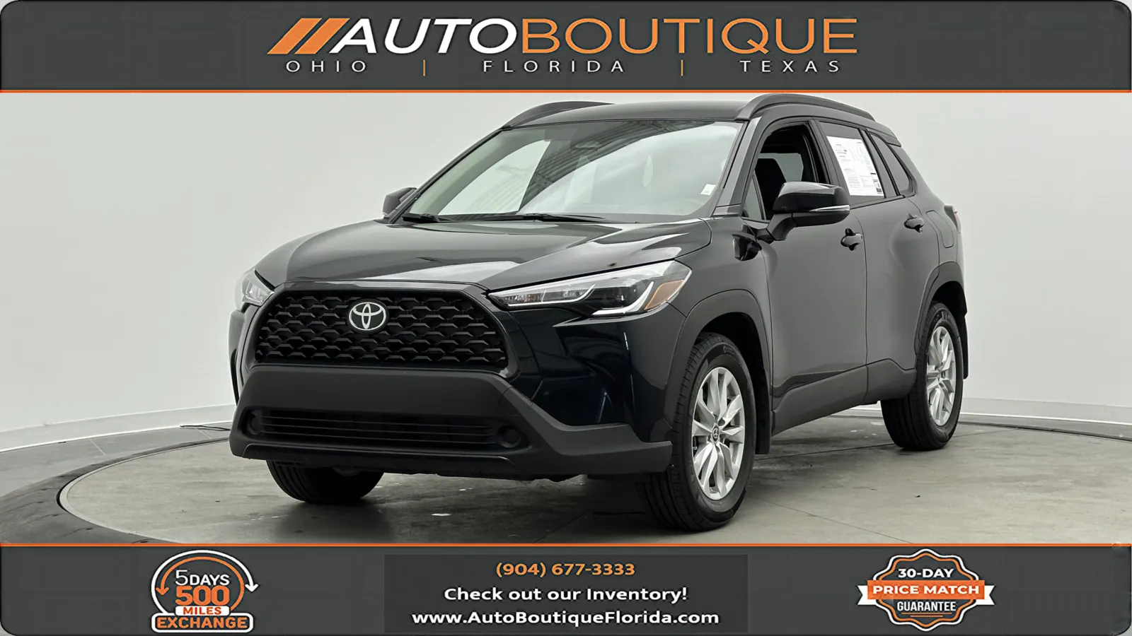 Black 2025 Toyota Corolla Cross LE for sale in Jacksonville, FL