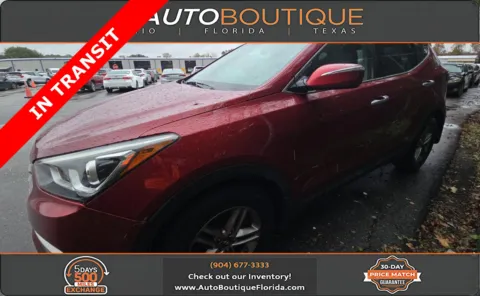 Red 2018 Hyundai Santa Fe Sport 2.4L for sale in Jacksonville, FL