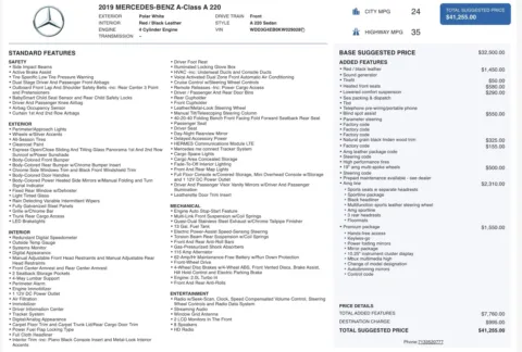 Photos of 2019 Mercedes-Benz A-Class A 220 for sale in Jacksonville, FL at Auto Boutique Florida