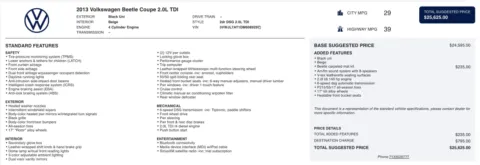 More photos of 2013 Volkswagen Beetle Coupe 2.0L TDI at Auto Boutique Florida, FL