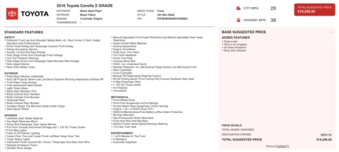 More photos of 2016 Toyota Corolla S at Auto Boutique Florida, FL