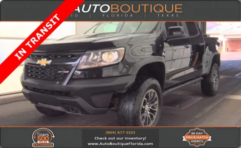Black 2018 Chevrolet Colorado 4WD ZR2 for sale in Jacksonville, FL