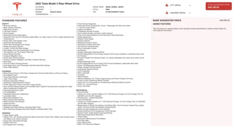 Photos of 2022 Tesla Model 3 for sale in Jacksonville, FL at Auto Boutique Florida