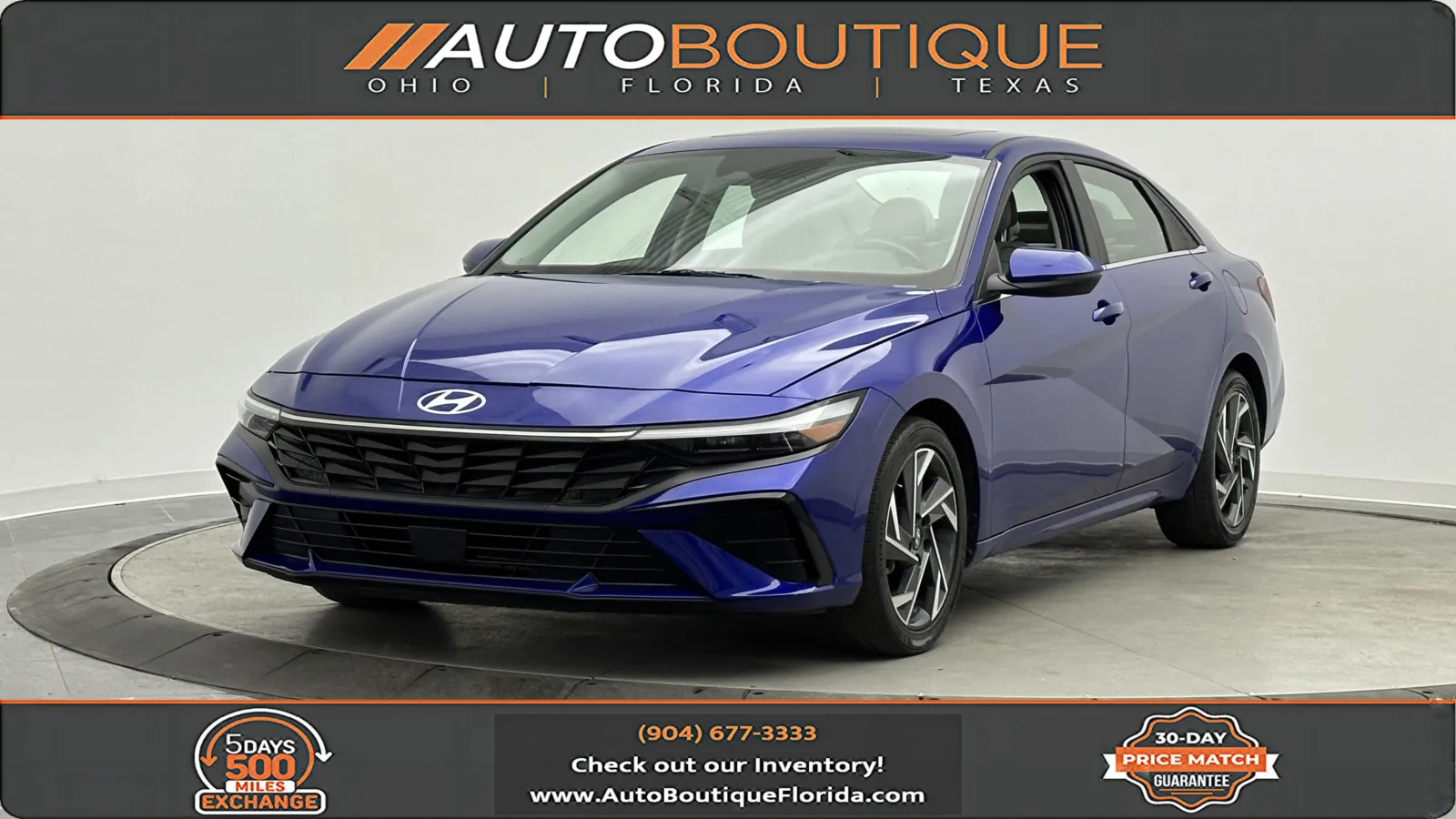 Blue 2025 Hyundai Elantra Limited for sale in Jacksonville, FL